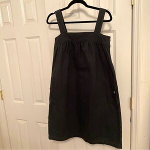 APC Black Denim Cotton Mini Dress Size S